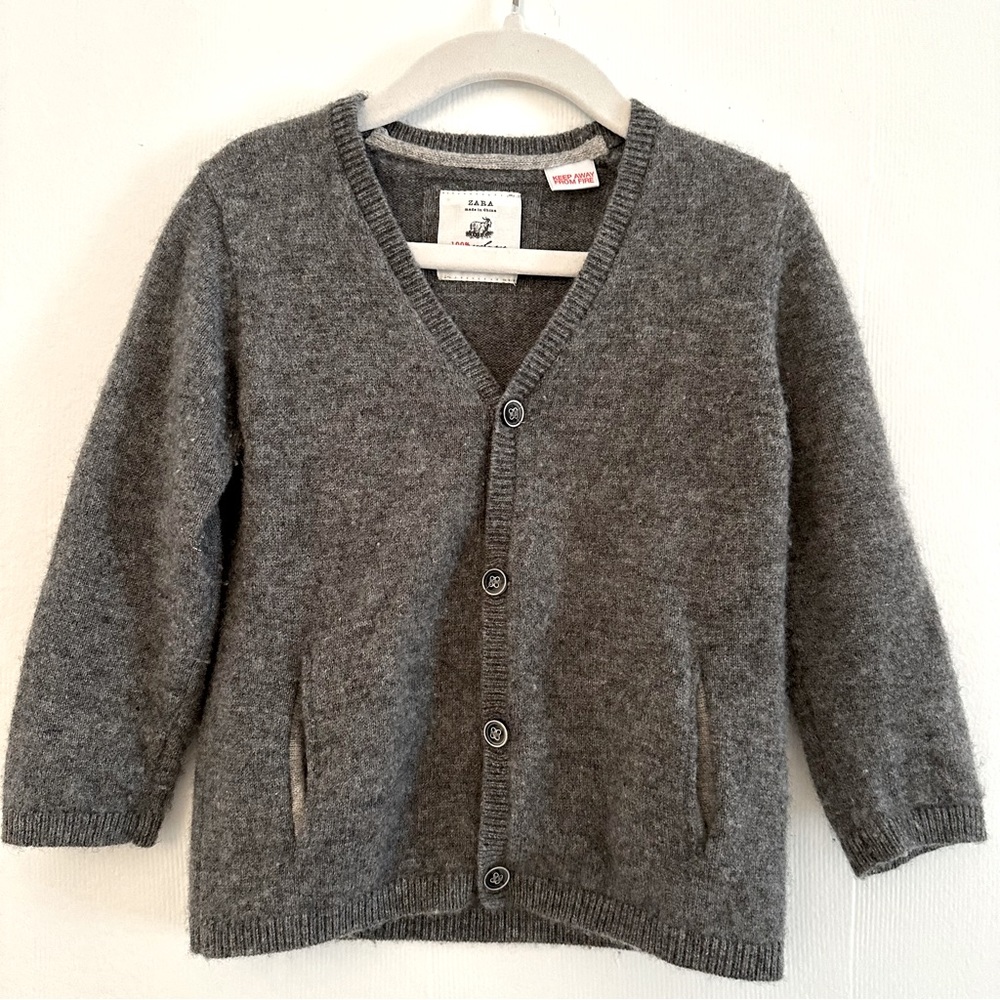 {ZARA} Cashmere grey sweater